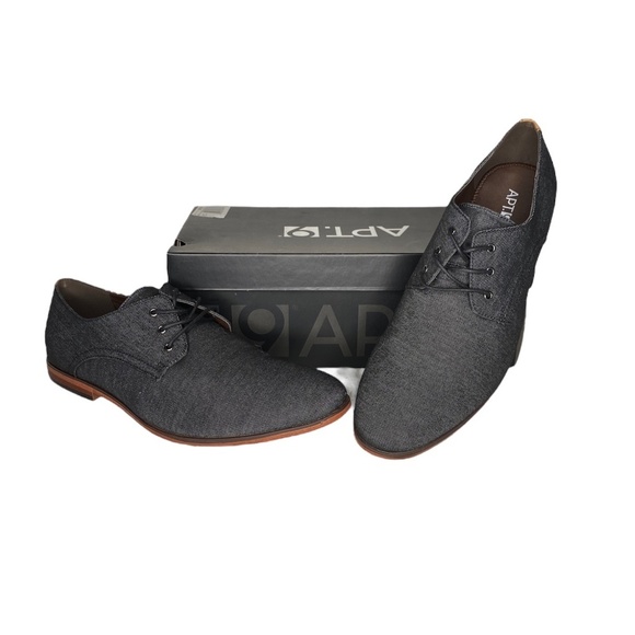 Apt. 9 Zayden Denim Lace-Up Derbys (Size: 13, Color: Black) - Picture 2 of 7